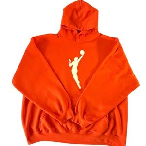 Fanatics Orange Basketball Silhouette Hoodie